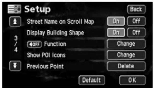 ECLIPSE AVN6620 - Setting touch switches to display or not display - 1