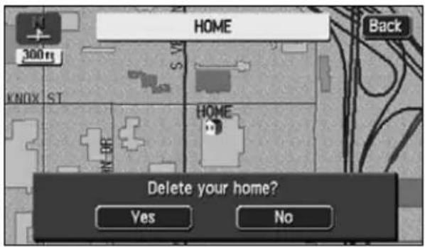 ECLIPSE AVN6620 - Deleting your home - 3