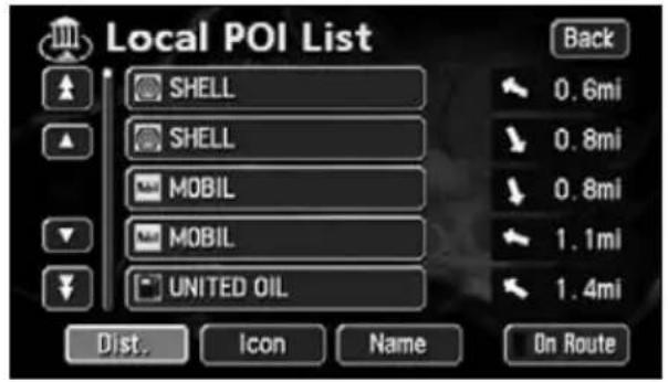 ECLIPSE AVN6620 - Search for POI vicinity - 2