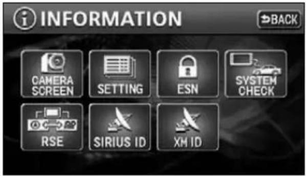 ECLIPSE AVN6620 - Information screen - 1