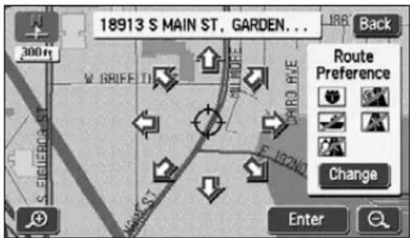 ECLIPSE AVN6620 - Performing operations on a displayed map - 2