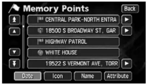 ECLIPSE AVN6620 - Retrieving a map using a memory point - 1