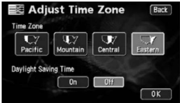 ECLIPSE AVN6620 - Switching the Time Zone - 2