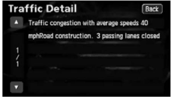 ECLIPSE AVN6620 - Displaying the traffic information - 2