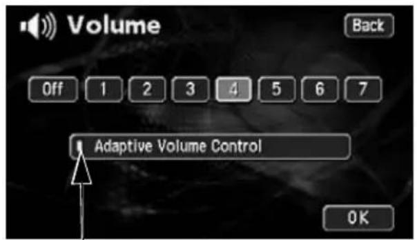 ECLIPSE AVN6620 - Set the automatic highway volume switch function - 1