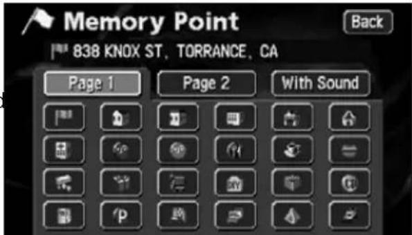 ECLIPSE AVN6620 - Touch the symbol to be registered on the map. - 1