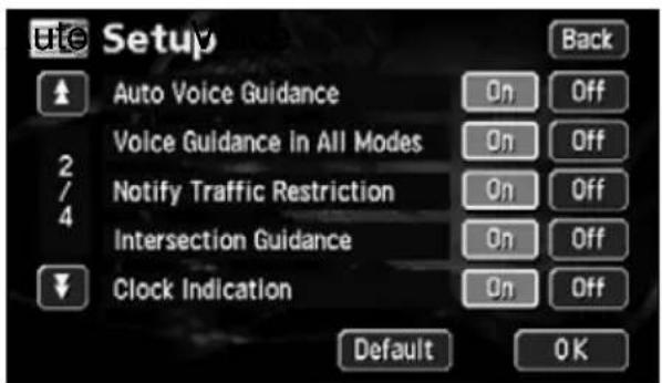 ECLIPSE AVN6620 - Setting the auto voice guidance - 1