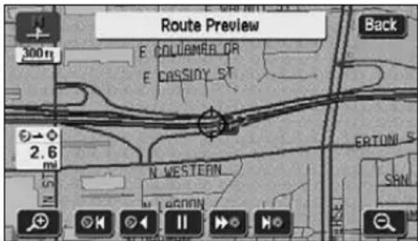 ECLIPSE AVN6620 - On-route scroll screen operations - 1