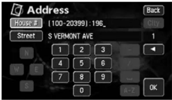 ECLIPSE AVN6620 - Touch House # one number at a time. - 1