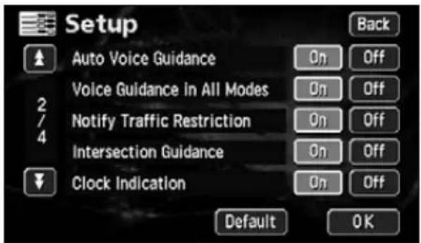 ECLIPSE AVN6620 - Switching the clock display - 1