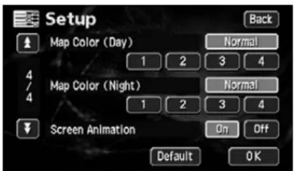 ECLIPSE AVN6620 - Switching the map display color - 1