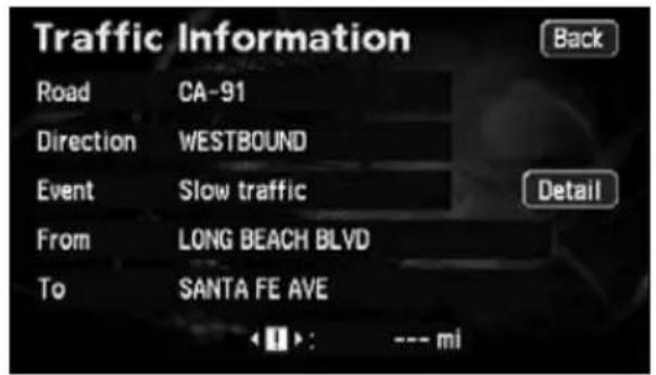 ECLIPSE AVN6620 - Displaying the traffic information - 1