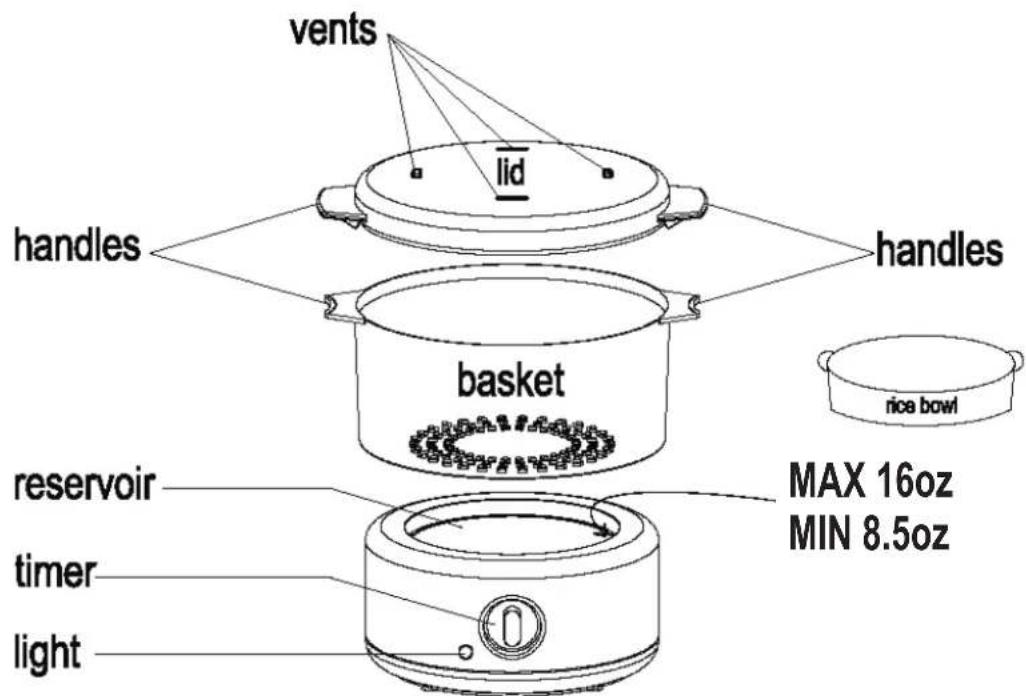 Taylor AS-1550-BL - DESCRIPTIVE DIAGRAM - 1