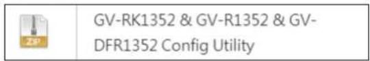 GV-RK1352 & GV-R1352 & GV- DFR1352 Config Utility