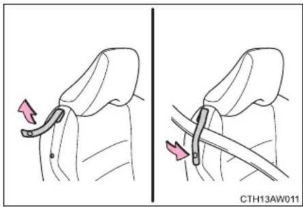 Scion FR-S (2015) - Guide de ceinture de sécurité avant - 1