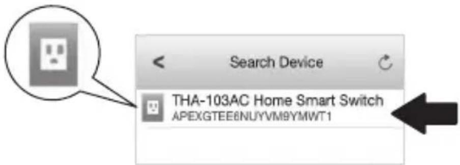 Search Device THA-103AC Home Smart Switch APEXGTEE6NUYVM9YMWT1