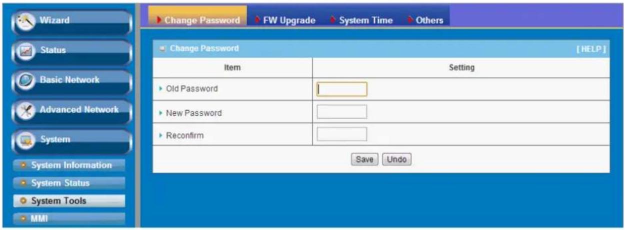LEVELONE WAP-8101 - Change Password - 1