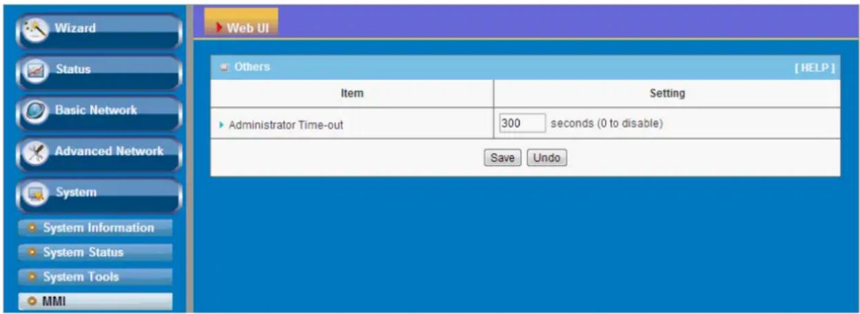 LEVELONE WAP-8101 - Web UI - 1