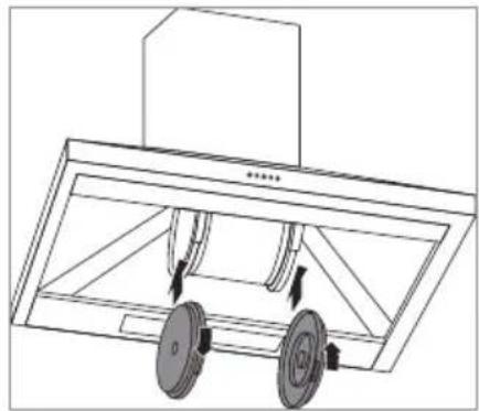 INVENTUM AKS6011RVS - INSTALLATIE VAN DE AFZUIGKAP OP LUCHTRECIRCULATIE - 1