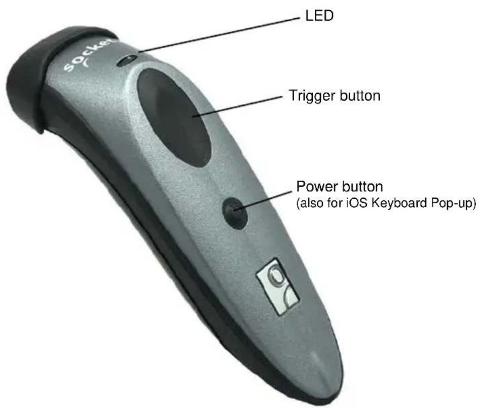 LED Trigger button Power button (also for iOS Keyboard Pop-up)