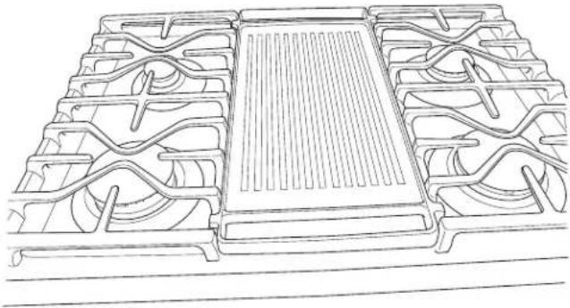 HOTPOINT RGB780DEHBB - Griddle Precautions: - 1