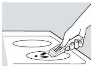 HOTPOINT RB787DPBB - Burned-On Residue - 1