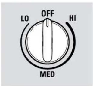 LO OFF HI MED