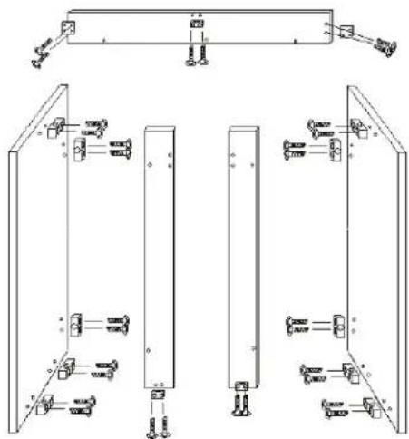 SYLVANIA SRM910-33ECN - MANTEL ASSEMBLY - 1