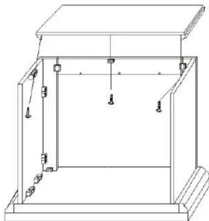 SYLVANIA SRM910-33ECN - MANTEL ASSEMBLY - 5