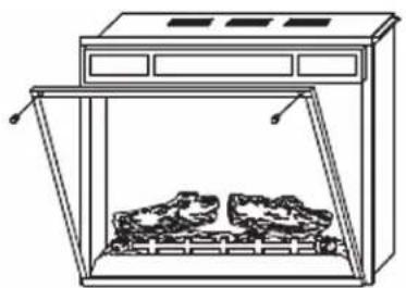 SYLVANIA SRM910-33ECN - REPLACING THE FLAME EFFECT LIGHT AND LOG-SET LIGHT BULBS - 1