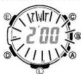 CASIO PRG300CM-3 - To select the altitude auto reading interval - 1