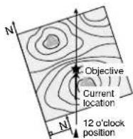 CASIO PRG300CM-3 - To determine the direction angle to an objective on a map and head in that direction (Bearing Memory) - 1