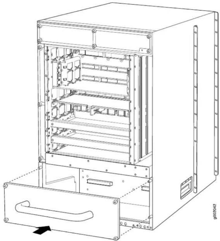 Juniper T320 - Installing the T320 Chassis in the Rack Manually - 4
