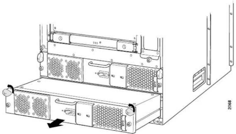 Juniper T320 - Removing the T320 Power Supplies - 2