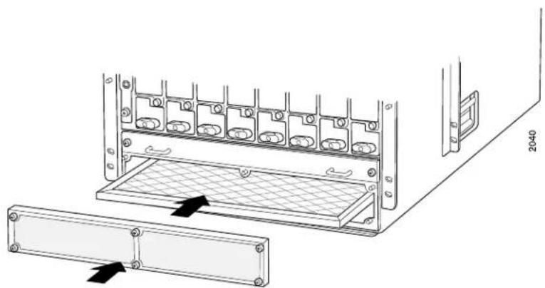 Juniper T320 - Installing a Front T320 Air Filter - 1