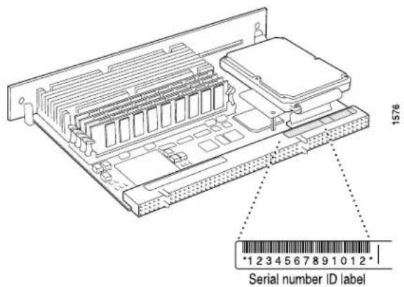 1576 "1 2 3 4 5 6 7 8 9 10 12" Serial number ID label