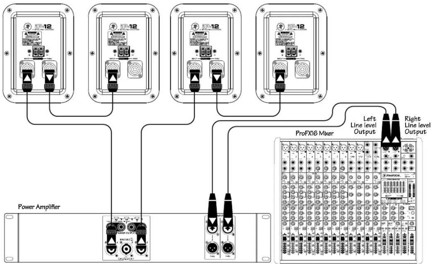 MACKIE iP-12 - Hookup Diagrams - 2
