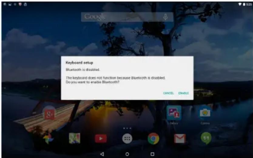 DELL Venue 7040 - Connecting to the keyboard in Airplane mode - 1