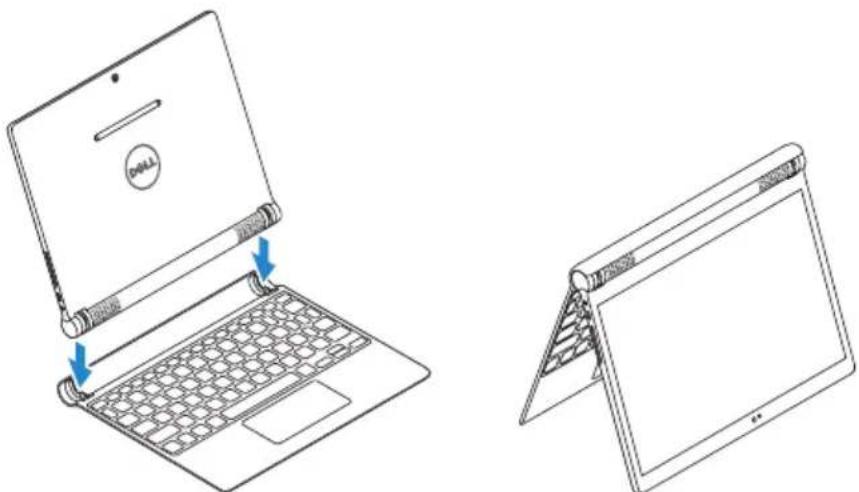 DELL Venue 7040 - Tent mode - 2