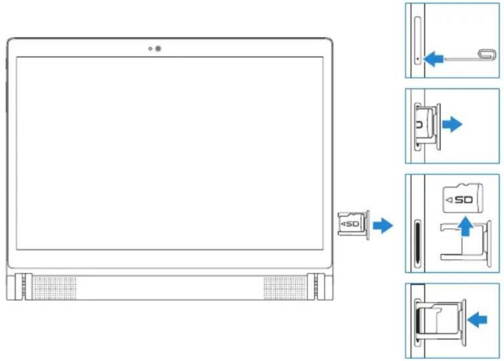 DELL Venue 7040 - Removing microSD card - 2