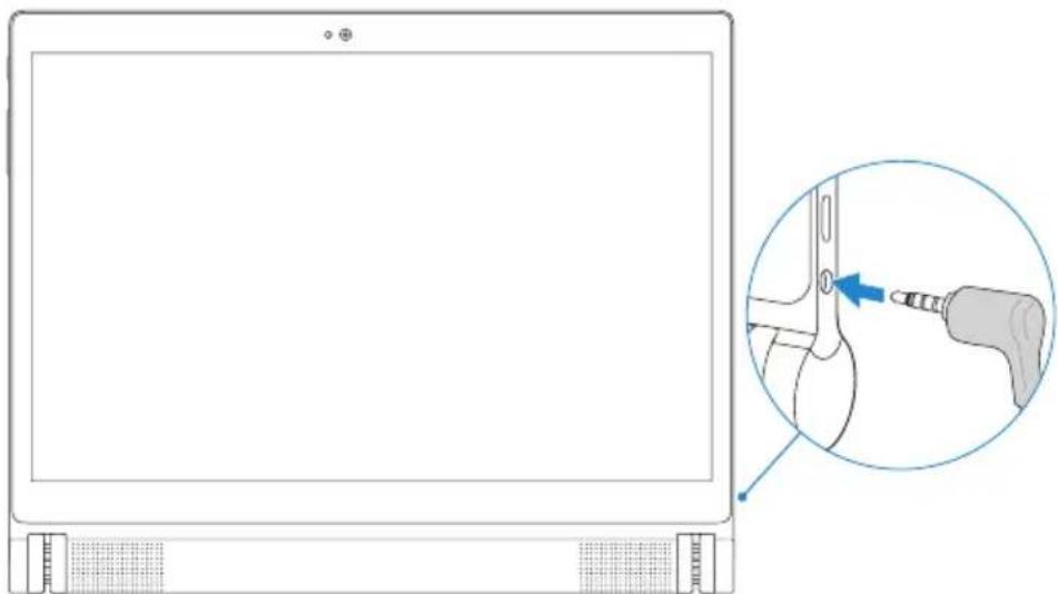 DELL Venue 7040 - Using headphones - 2