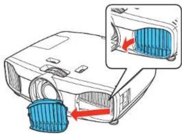 EPSON PowerLite 5025UB - CleaningtheAirFilter - 1