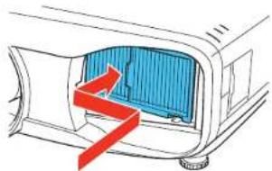 EPSON PowerLite 5025UB - CleaningtheAirFilter - 5