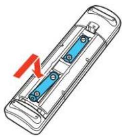 EPSON PowerLite 3500 - ReplacingtheRemoteControlBatteries - 2