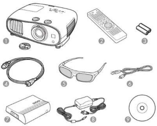 EPSON PowerLite 3500 - ProductBoxContents - 1