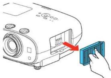EPSON PowerLite 3500 - CleaningtheAirFilter - 2