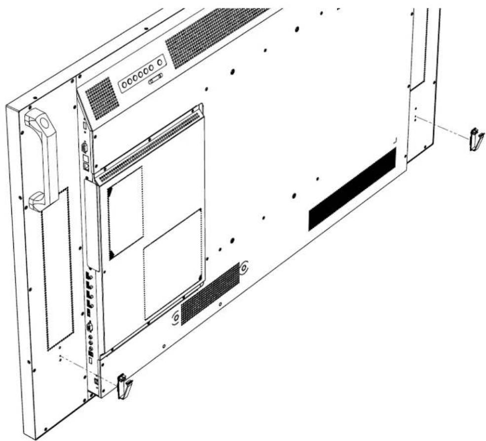 Planar EP5014K-T - Installing the Cable Clips - 1