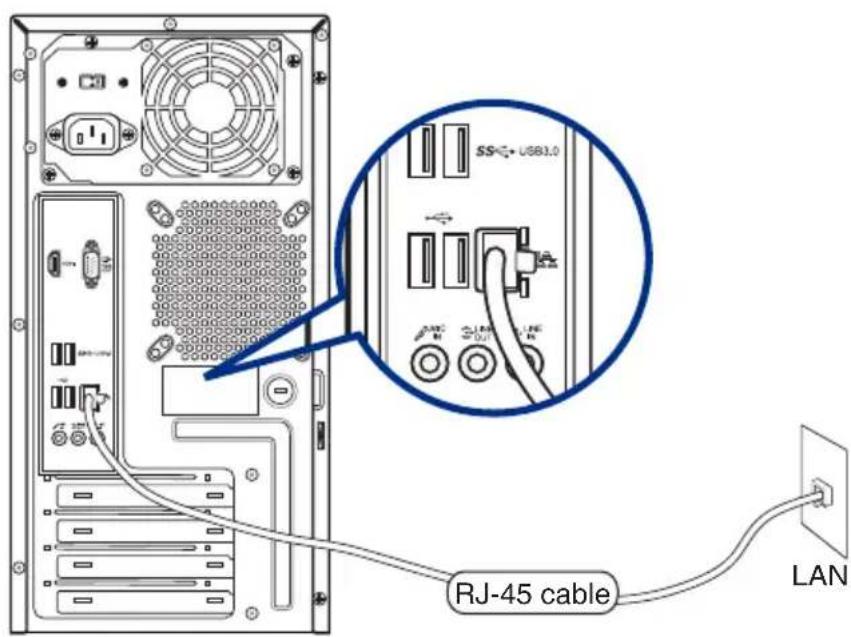 ASUS K30DA - 通过局域网连接网络（LAN） - 1