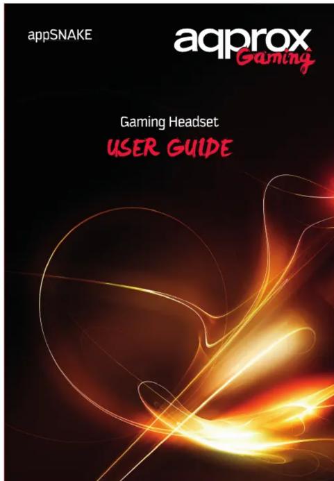 appSNAKE aqprox Gaming Gaming Headset USER GUIDE
