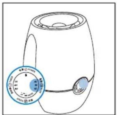 PHILIPS HU4902 - Switch the humidifier on and off - 5